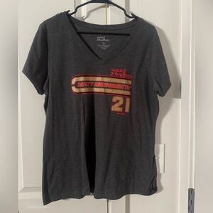 NASCAR Wood Brothers 2021 Matt DiBenedetto Women’s V-neck Tee